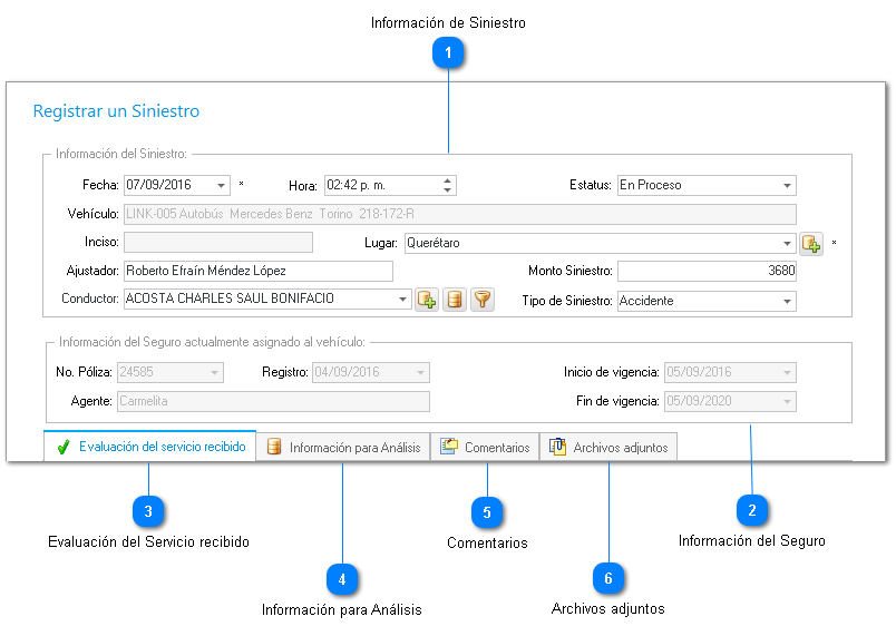Generar un Siniestro Simple