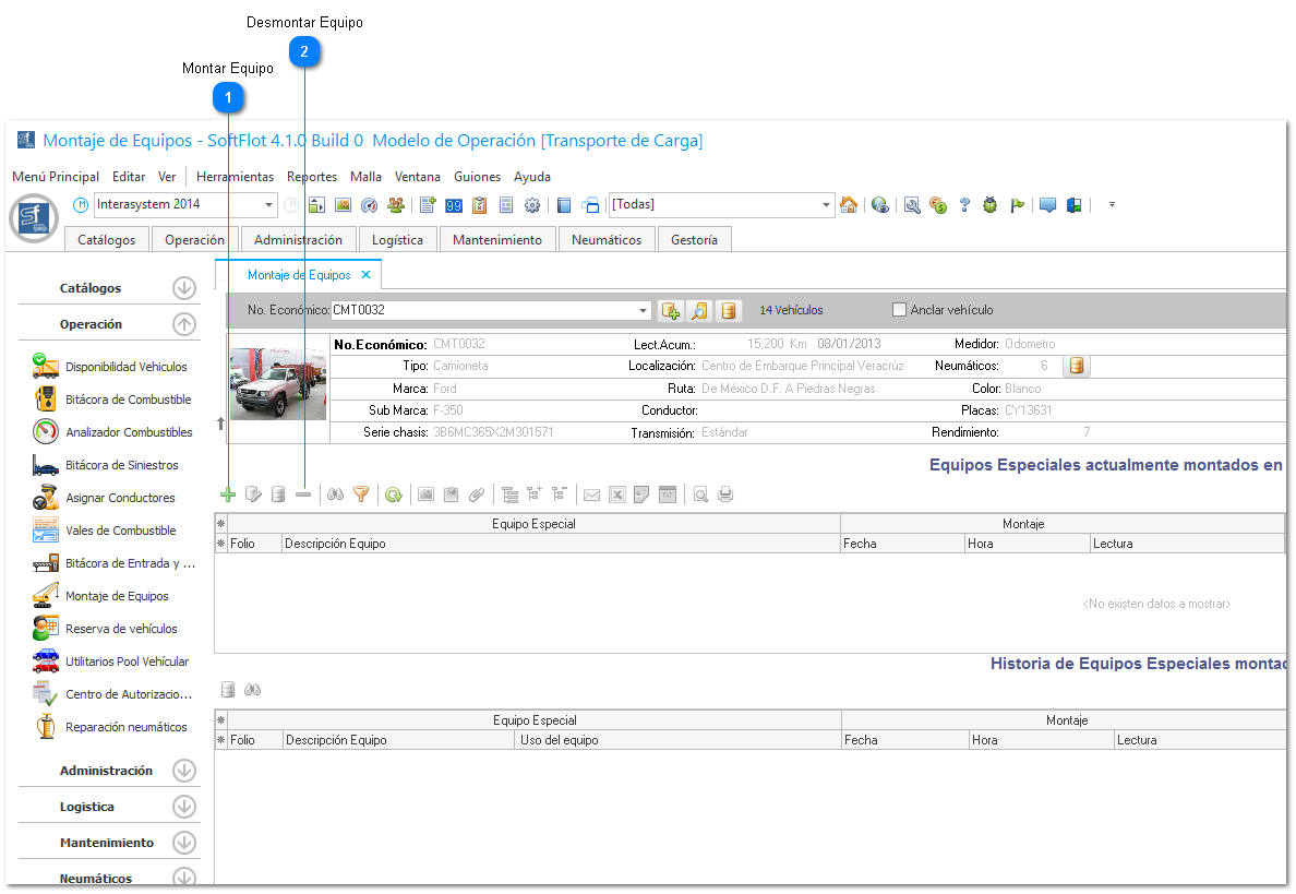 Montaje \ Desmontaje de Equipos