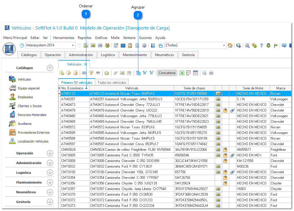 Ordenar y Agrupar Registros