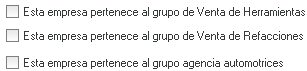 4. Indicar a cual grupo pertenece la Empresa.