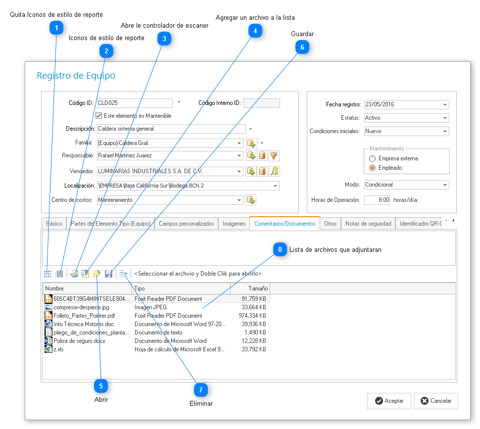 Archivos Adjuntos (Documentos)