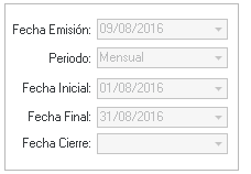 2. Información de Fechas