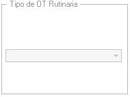 2. Selección de Tipo de OT Rutinaria