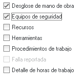 3. Parametros de Impresión de OT
